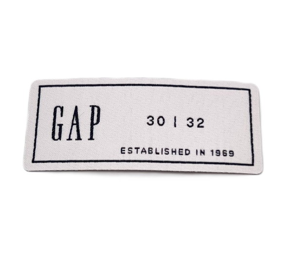 GAP woven label